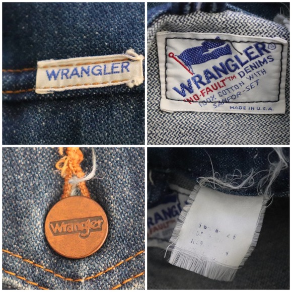 Vintage Wrangler No Fault Denims Jacket - Picture 9 of 9